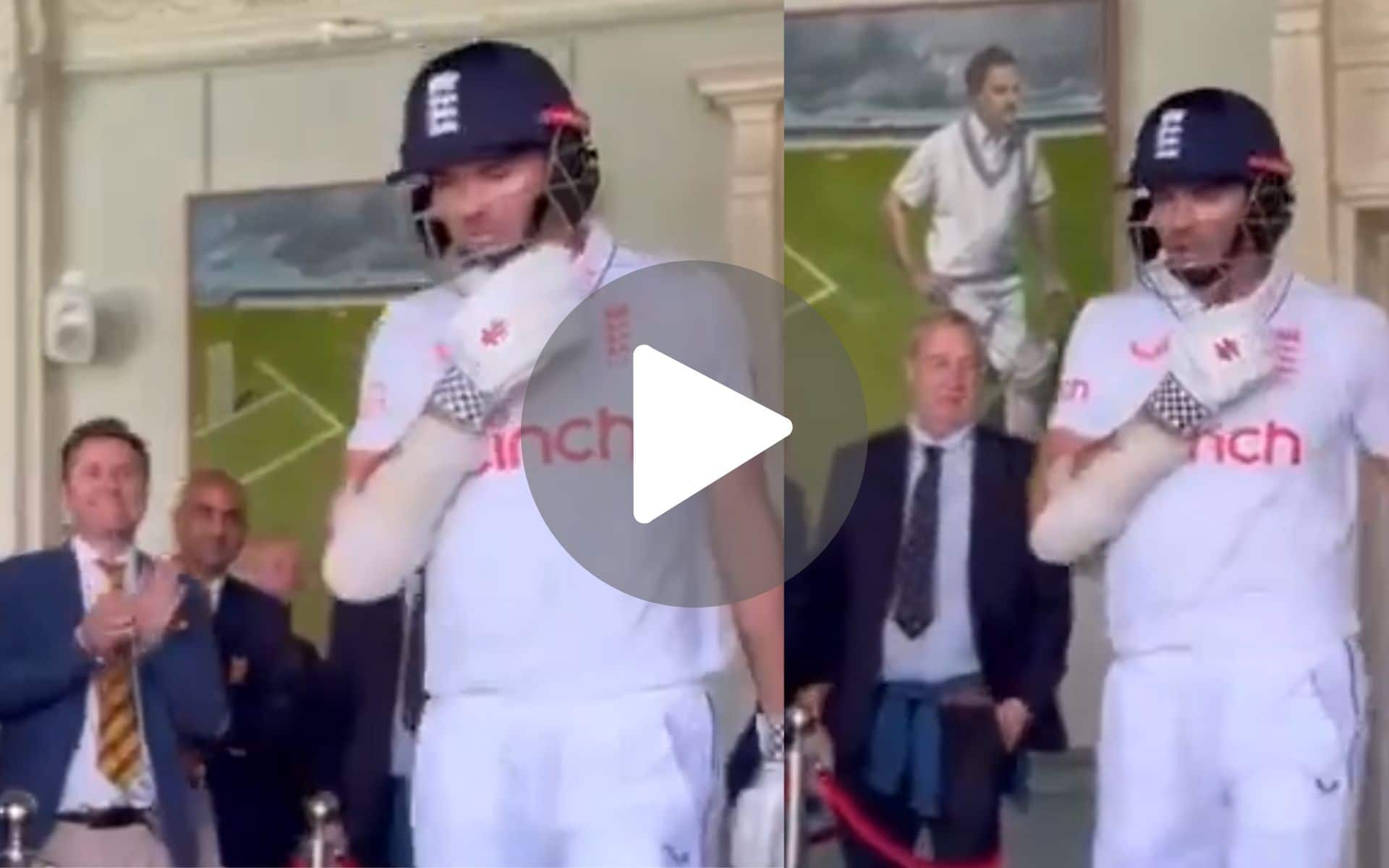 [Watch] James Anderson's Gets Standing Ovation In Lord's As He Walks Out To Bat In Final Test